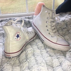 White high top converse